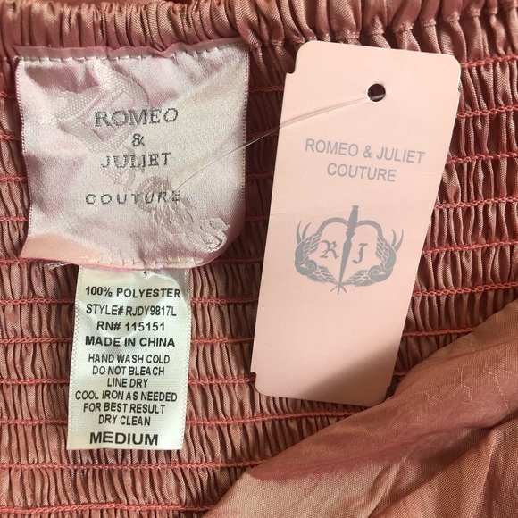 ROMEO & Juliet Couture Nude Pink Bubble Dress Size M Brand New - Picture 5 of 12